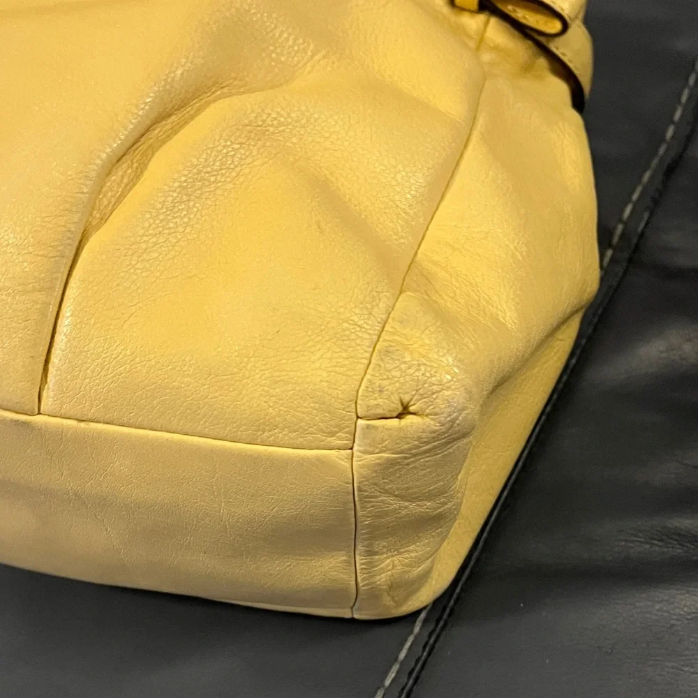 Coach Kara Carryall yellow bag